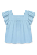 Girl's Fashion Top w/ Square Neckline