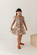 Dress-Short Sleeve Smocked Babydoll Dress