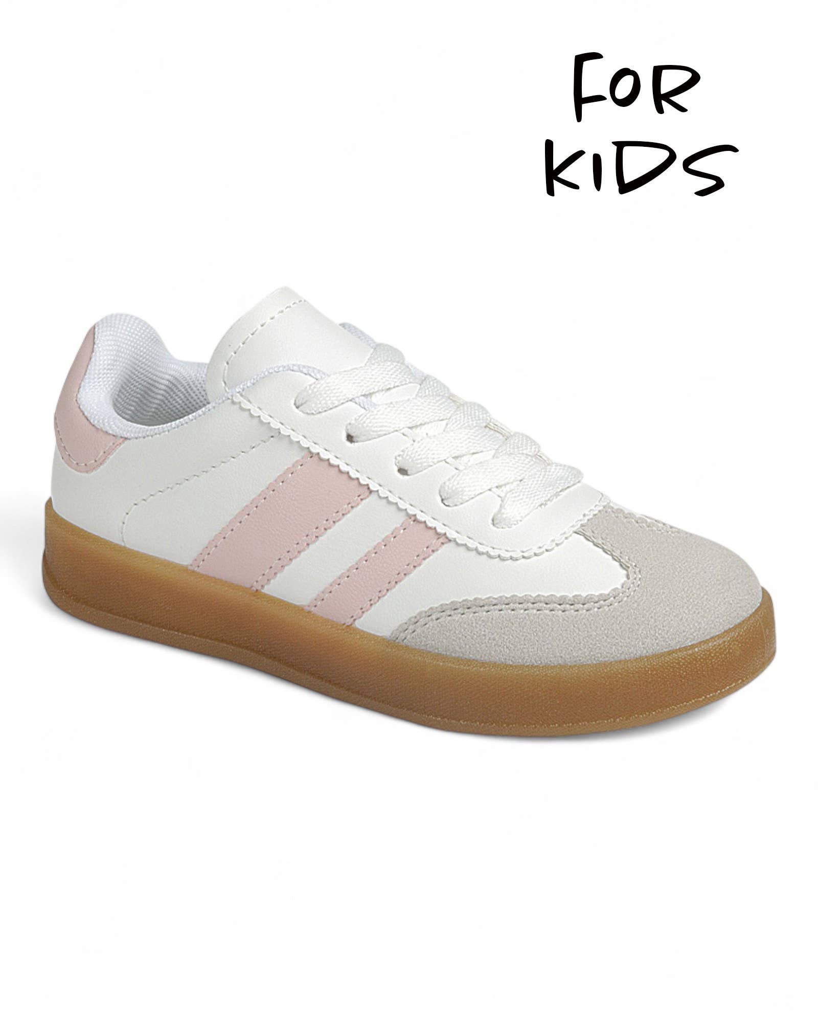 FL-DEER-09K White Pink Shoes