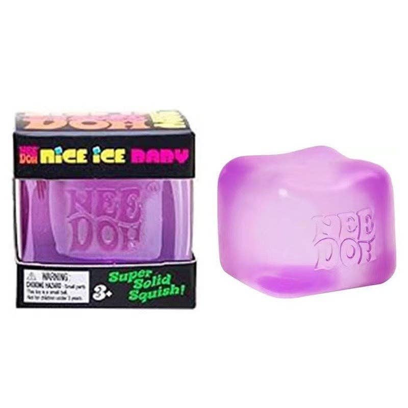 NEEDOH Coke, Dr. Pepper, Fanta, Reg Pink & blue Stress Relief Fun Ice Blocks - Colorful Squishy Toys