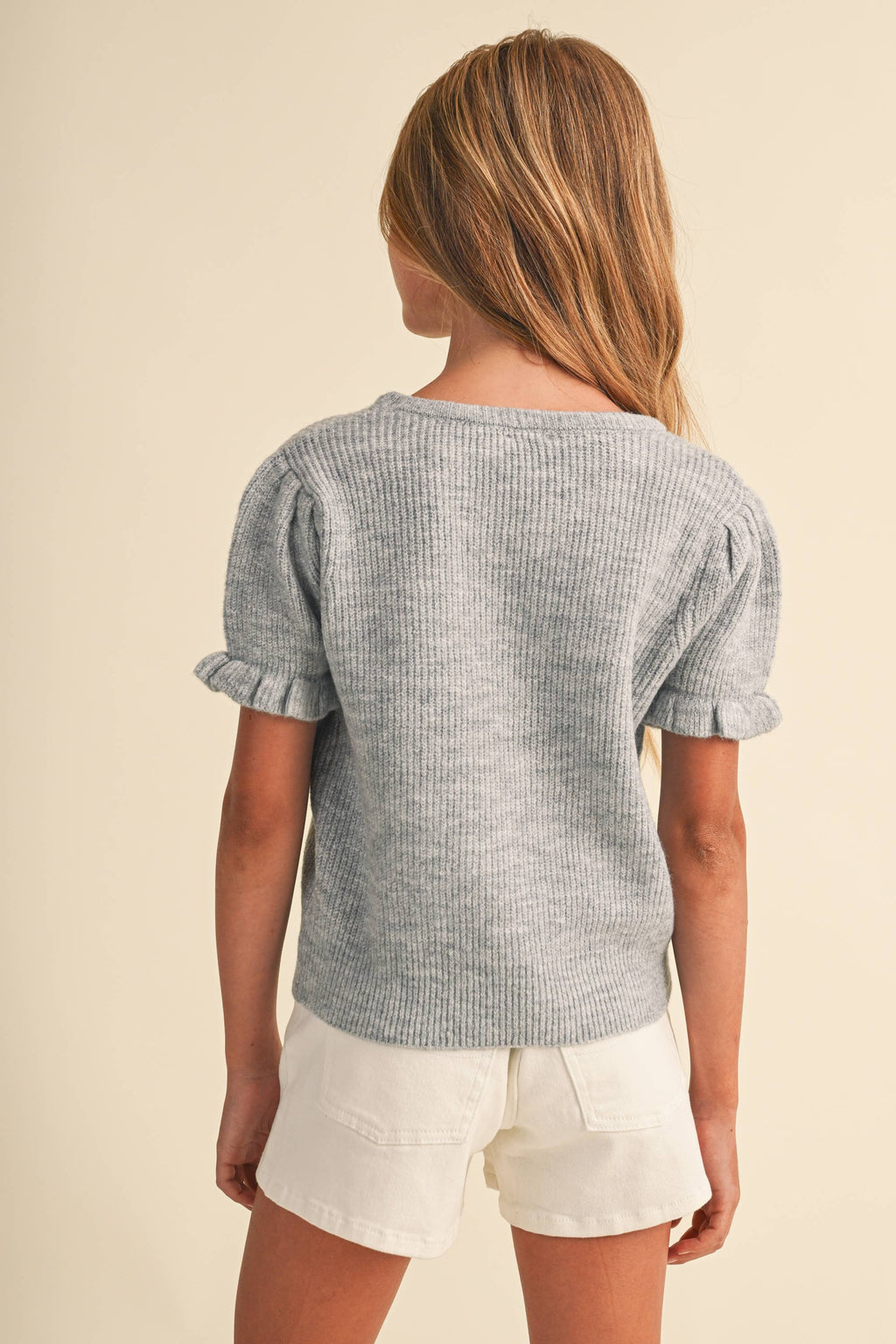PUFF SLEEVE SWEATER TWEEN KIDS' GIRLS