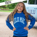Lulu Mac- Youth ROYAL/LIGHT BLUE PUFF