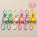 Cute Bao Bun Dumpling Stress Relief Fidget Clicker Bag Charm Keychains