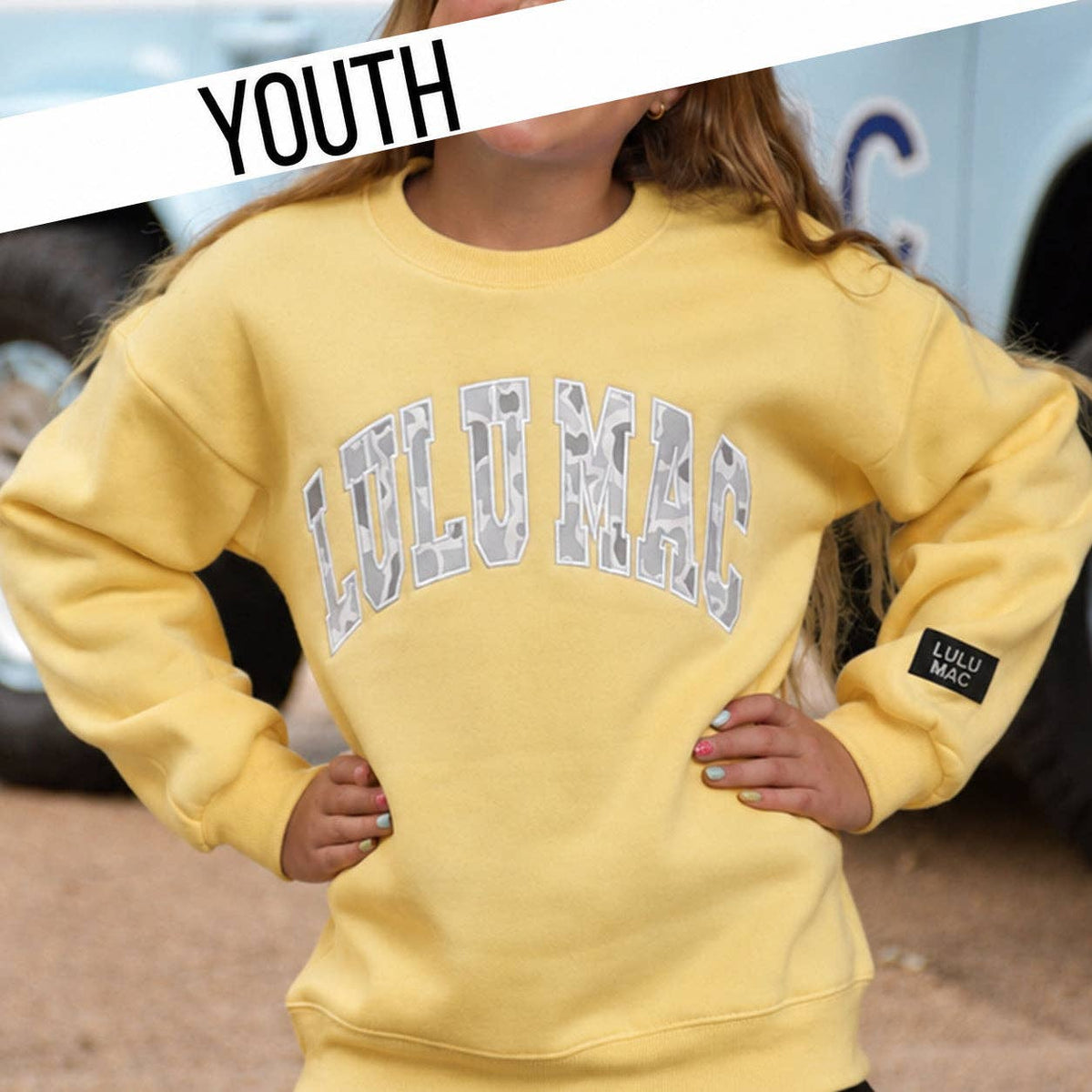Lulu Mac- Youth BUTTER/white Camo