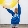 Lulu Mac-Adult Royal/Light Blue Puff