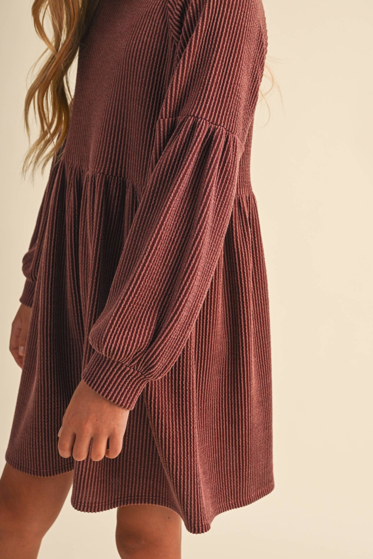BABYDOLL KNIT DRESS (7-14) TWEEN KIDS GIRLS