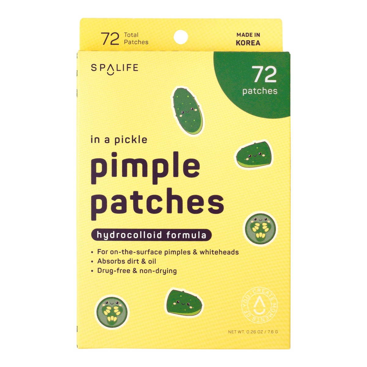 My Spa Life - In a Pickle Hydrocolloid Pimple Patches - 72Pickles