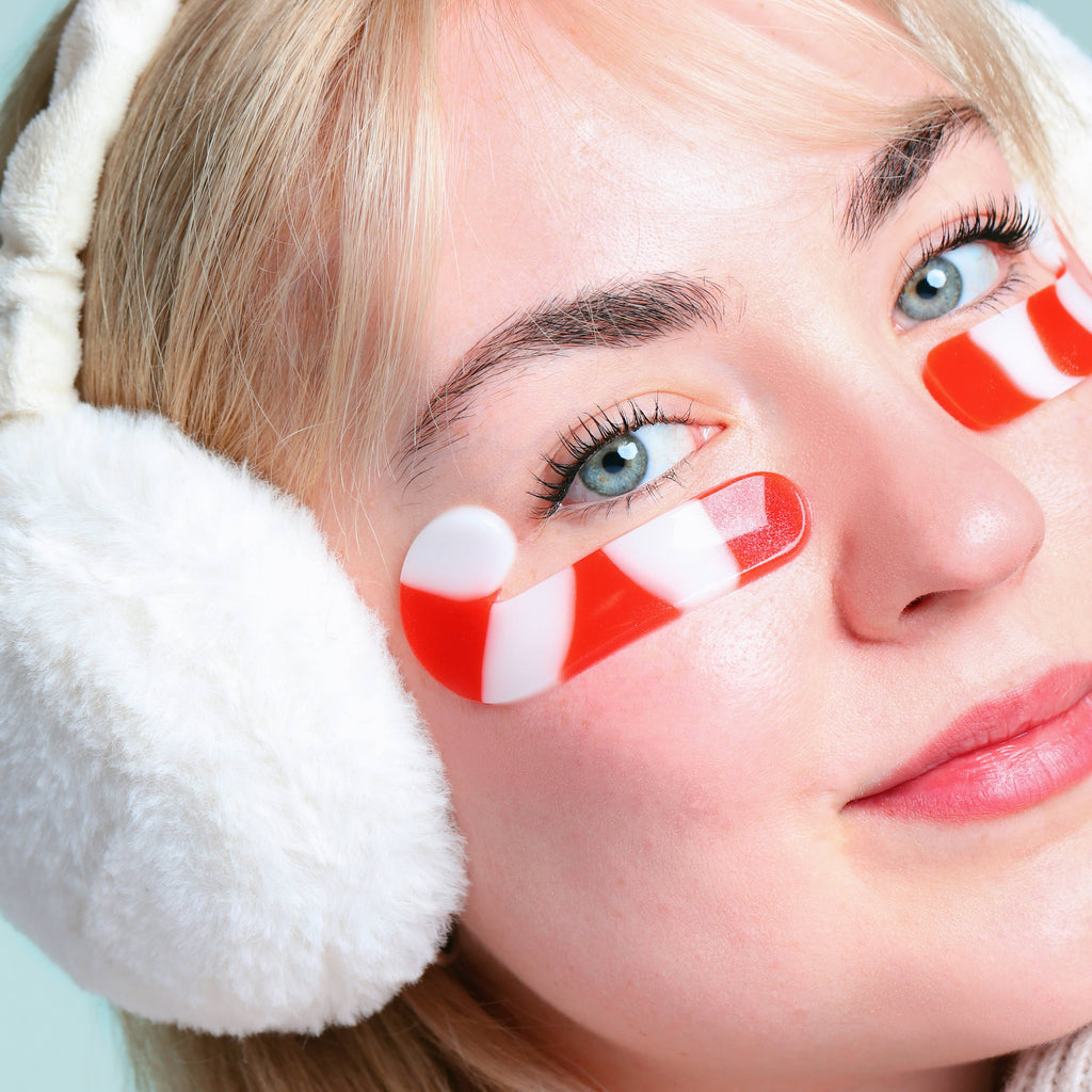 Christmas Holiday Candy Cane Cutie Undereye Patches | 8 Pk