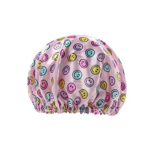 Karma Smiley Satin Hair Bonnet Sleep Anti Frizz Adjustable