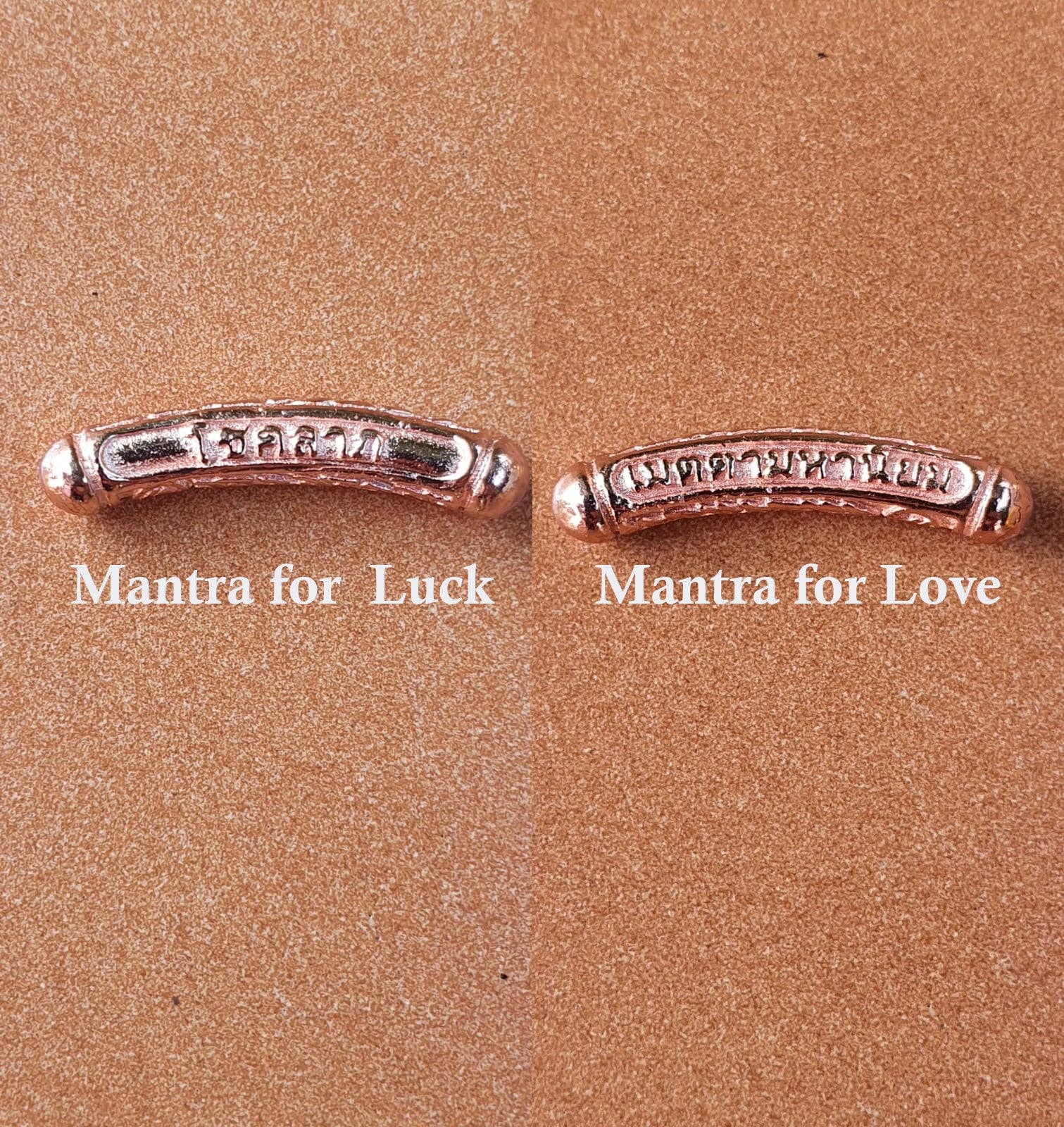 Single Kids Rainbow Gold Thai Buddhist Temple Mantra Bangle
