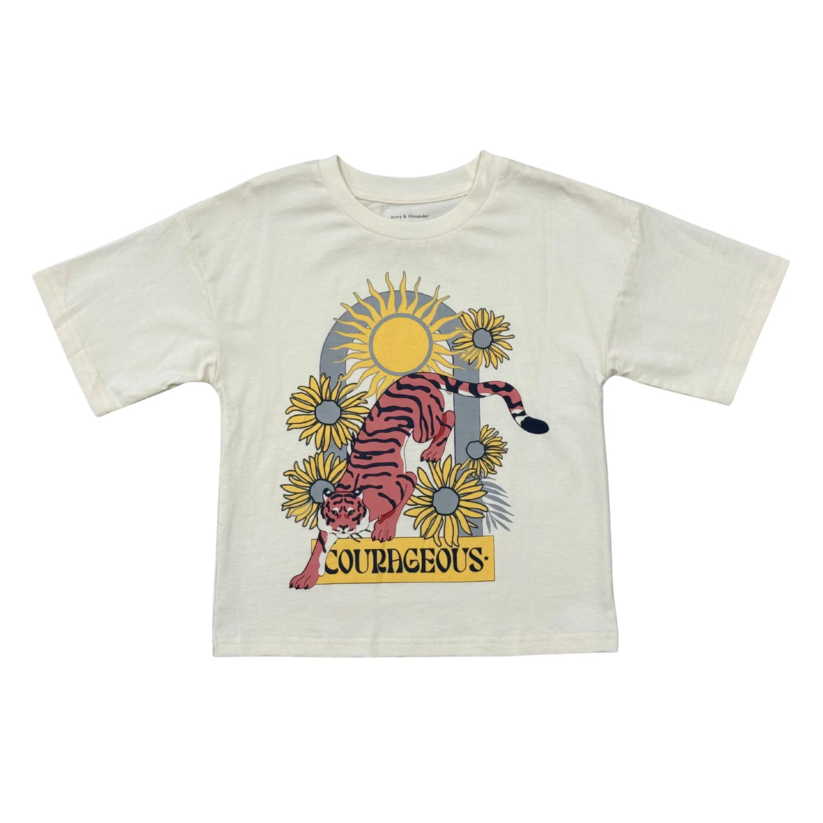 Tee Shirt Courageous Tiger