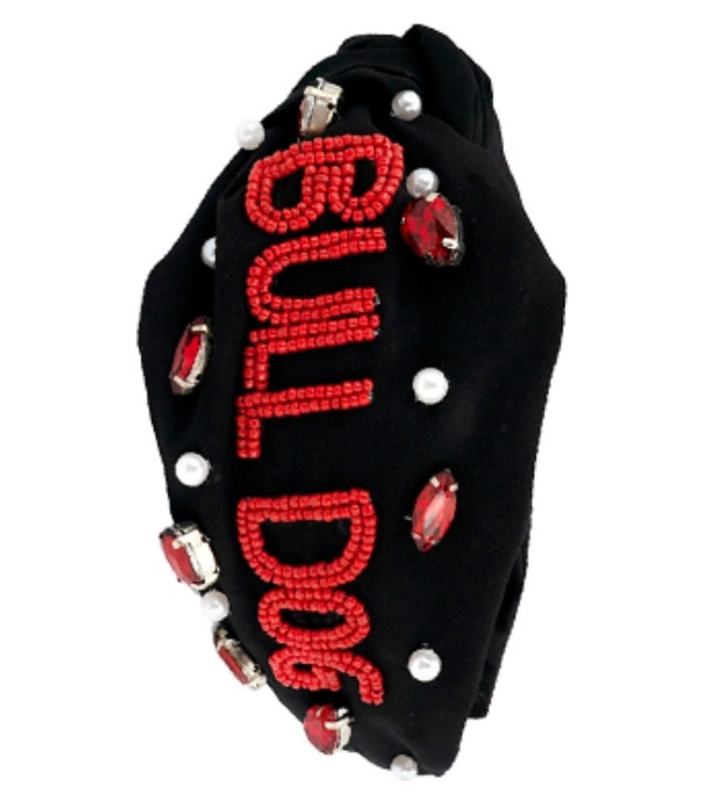Bulldogs Pearl & Rhinestone Headband