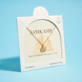 18K Gold Dipped Water Resistant Sandcastle Necklace