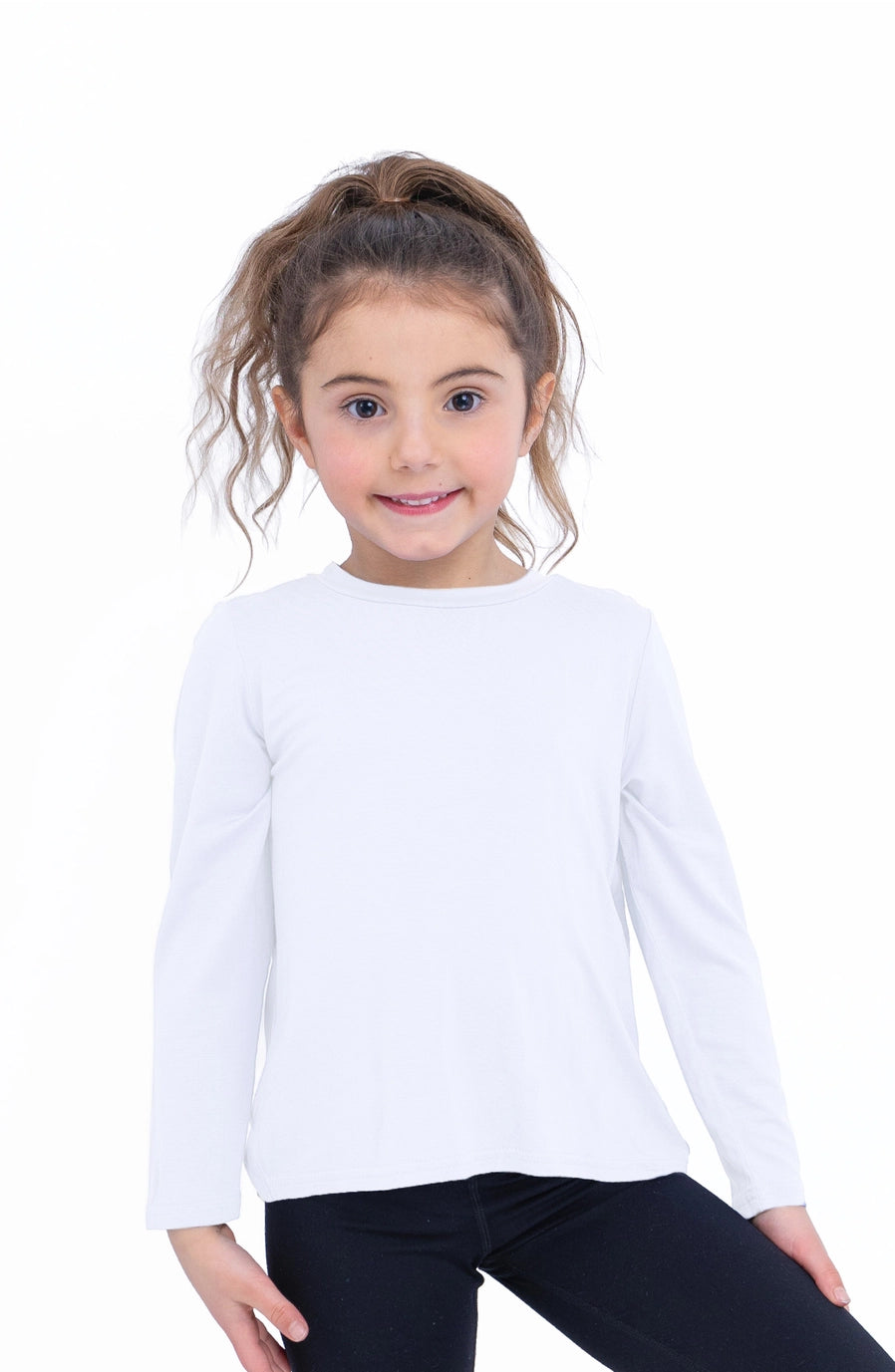 Oakley - Crisscross Back Keyhole Long Sleeve Top - White