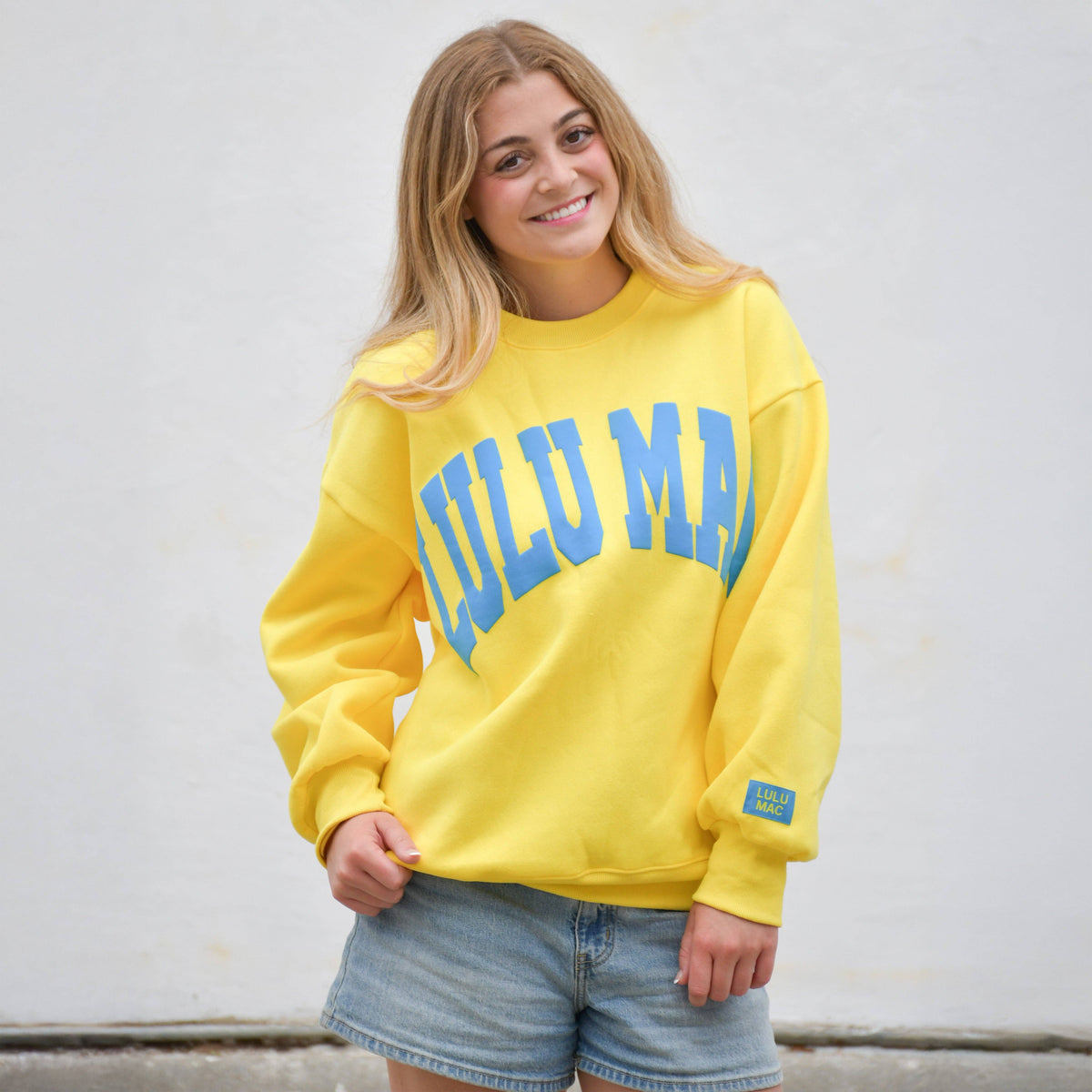 Lulu Mac-Adult Yellow/Cyan Puff