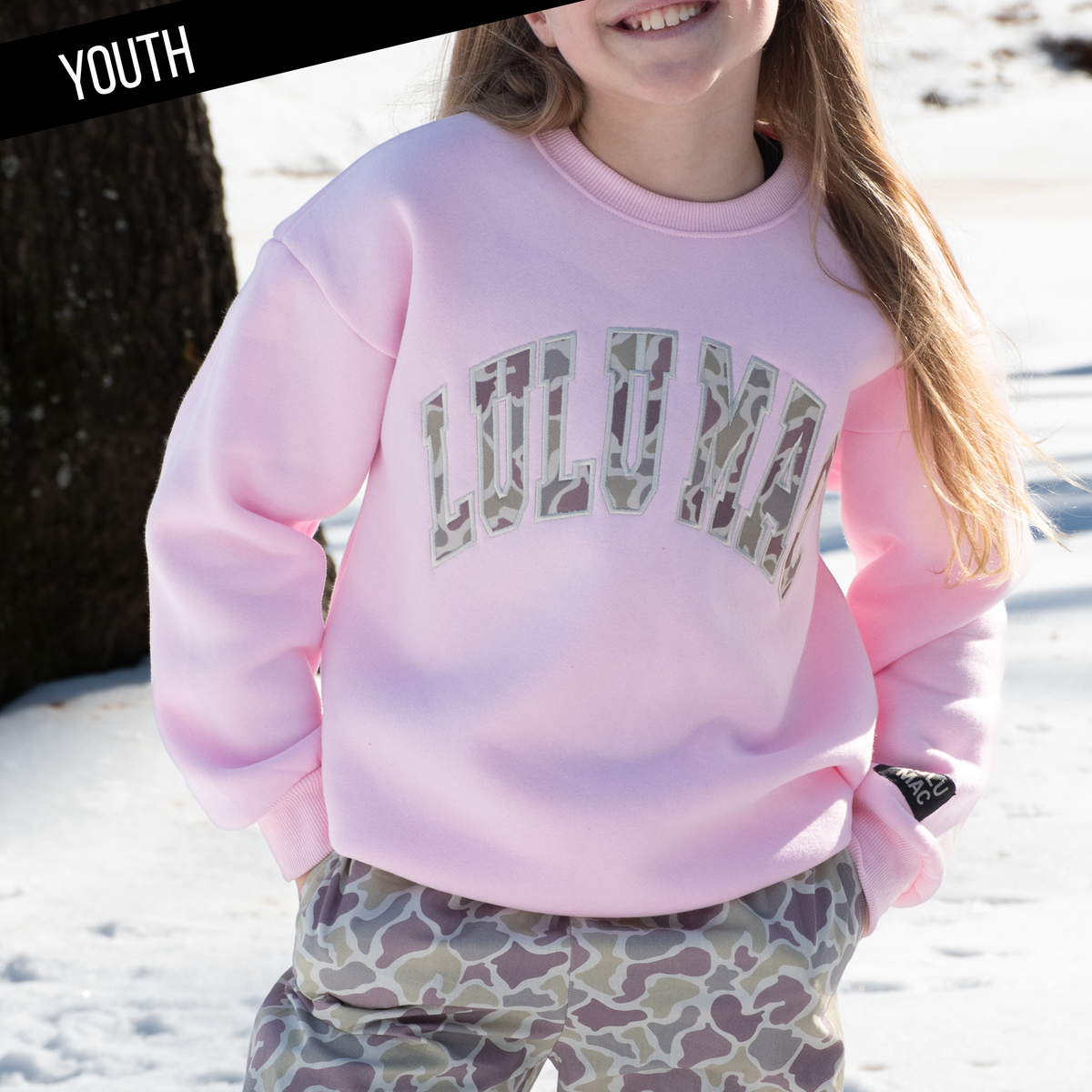 Lulu Mac- Youth CAMO LIGHT PINK