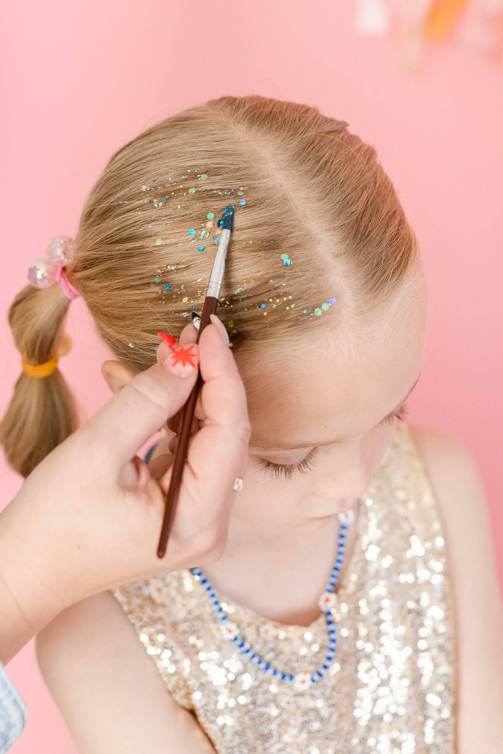 Blue Hair Glitter