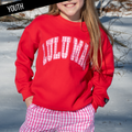 Lulu Mac- Youth RED WITH PINK GINGHAM