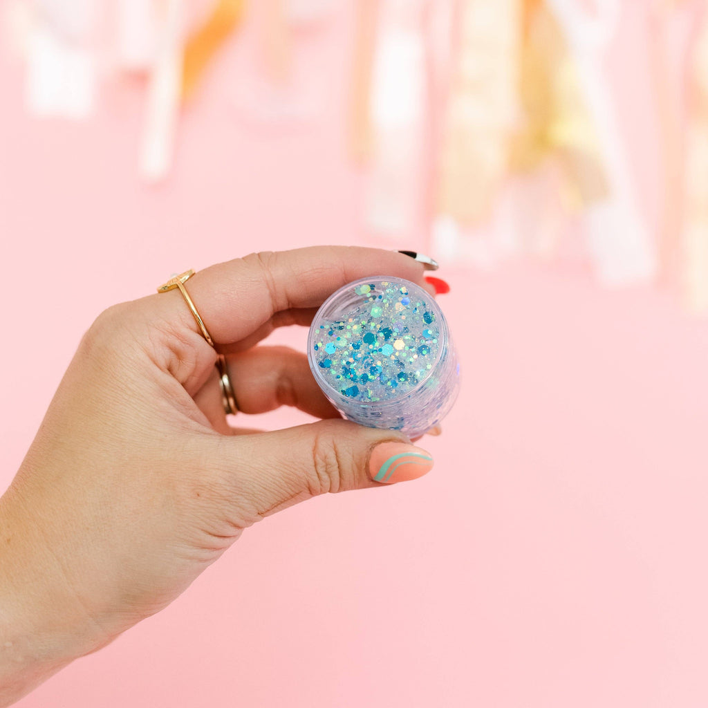 Blue Hair Glitter