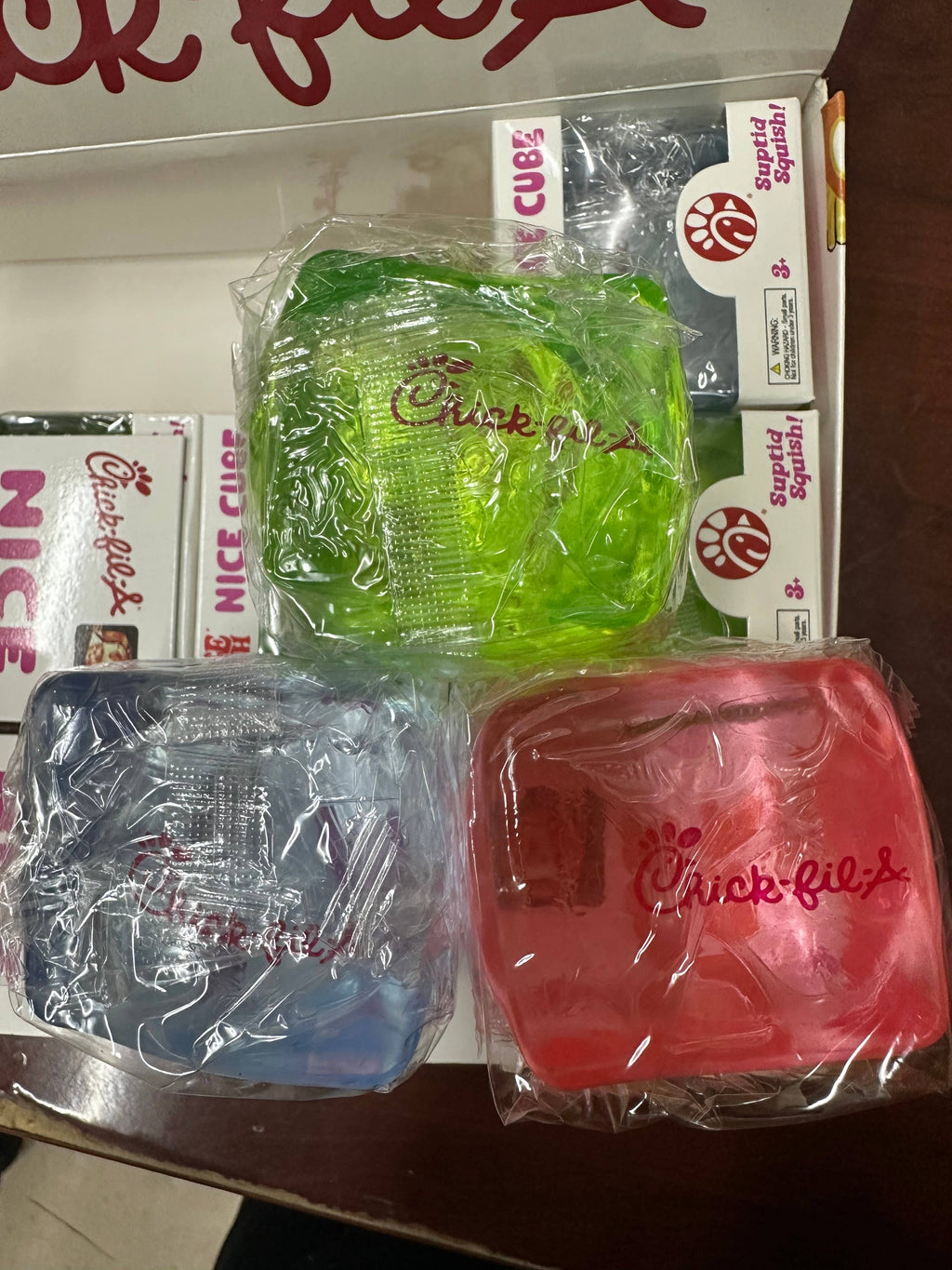 NEE DOH- Chick-fil-A Cube Super Squish – Stress Relief Fidget CUBE MAKLY CO