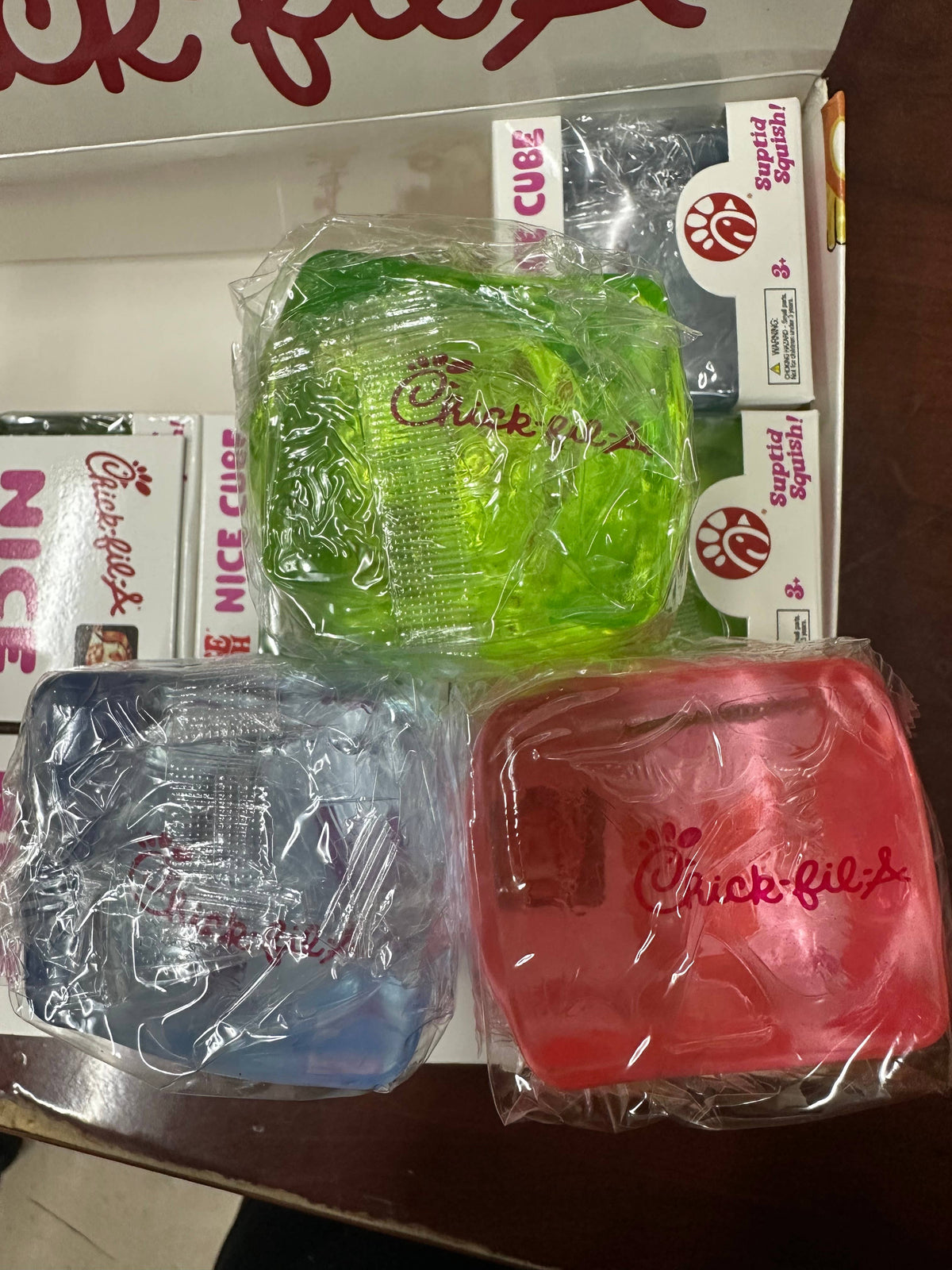 NEE DOH- Chick-fil-A Cube Super Squish – Stress Relief Fidget CUBE MAKLY CO