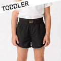 Lulu Mac BLACK TODDLER SOLID SHORT