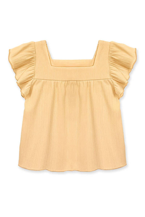 Girl's Fashion Top w/ Square Neckline