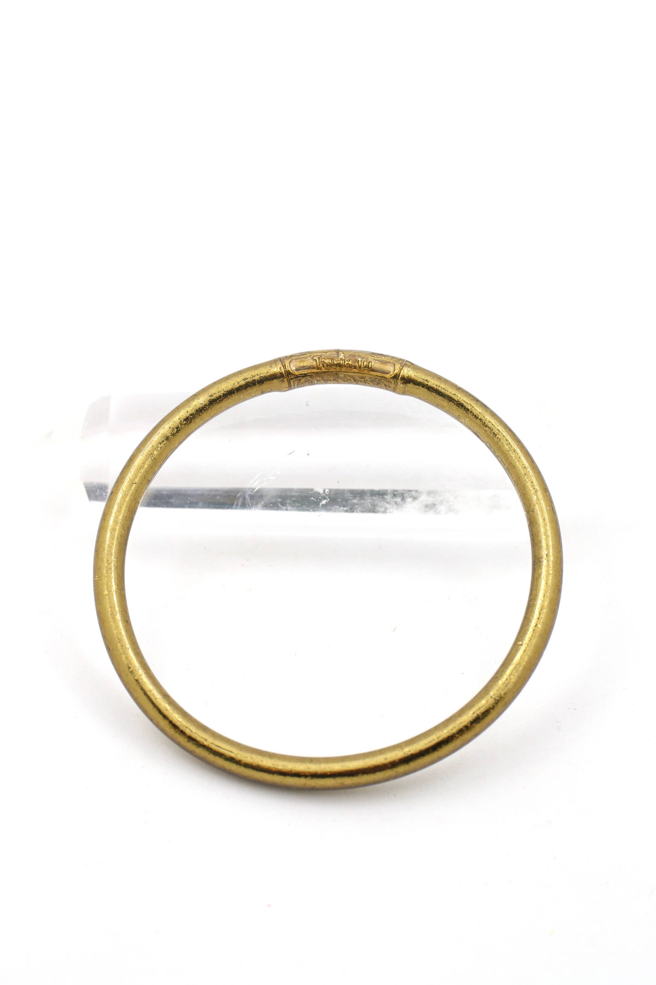 Small (6.91" Inner Circumference) Rainbow Thai Buddhist Temple Bracelet, Mantra Bangle