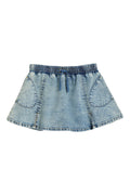 Tractr Skater Skort Indigo